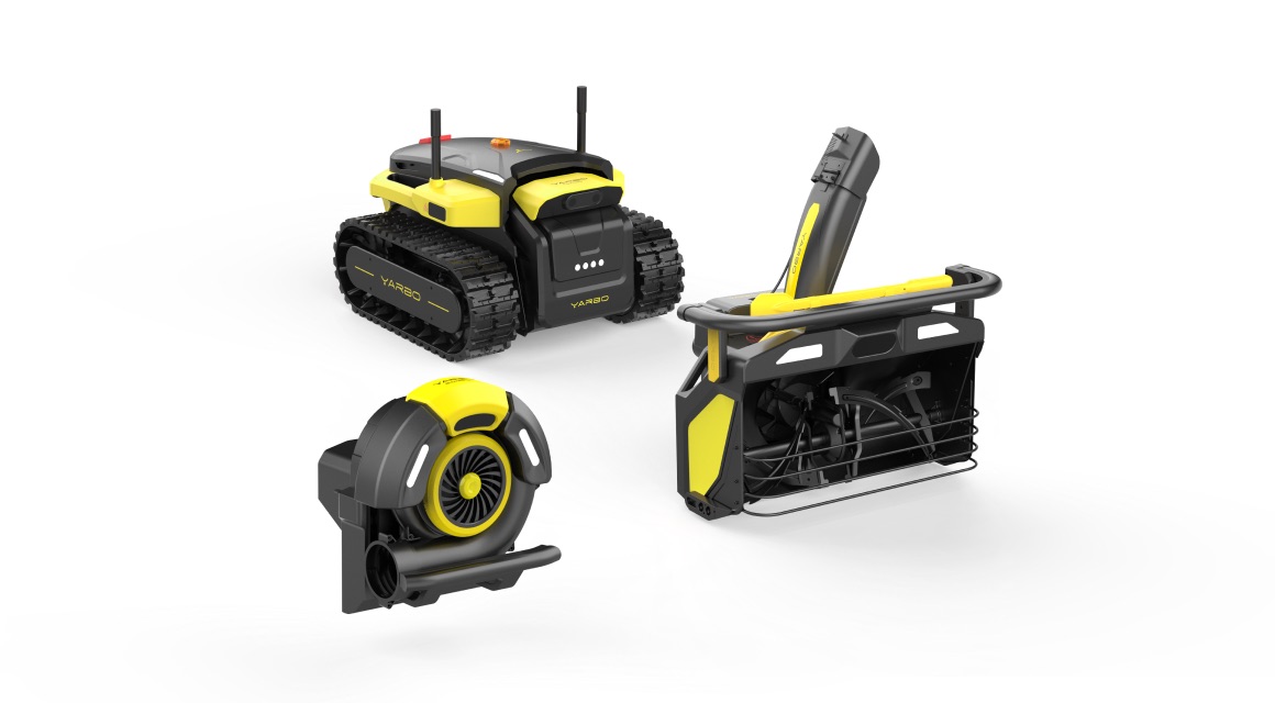 Yarbo-Rasenroboter | Kettengetriebener universal Rasenroboter | Schneefräse | Laubbläser