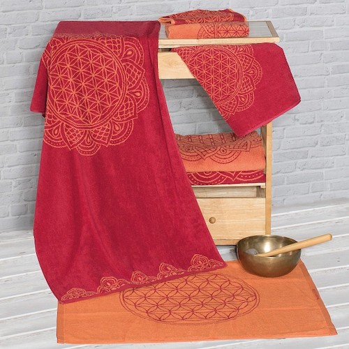 Frotteetuch-Blume-des-Lebens