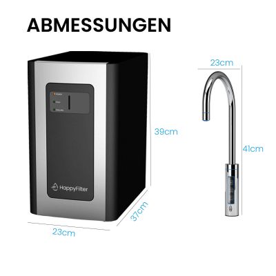 Maße-Wassersprudler