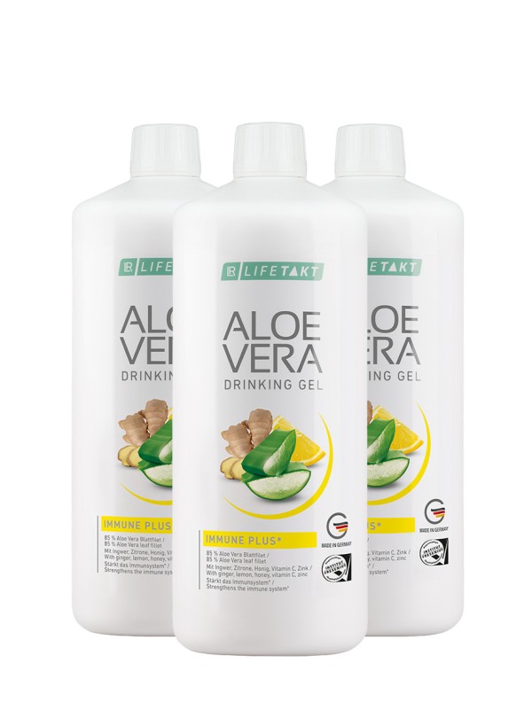 Aloe Vera Drinking Gel Immune Plus 3er Set
